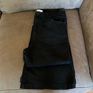 Forever 21 black bell bottom jeans